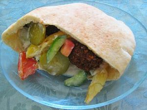 falafel sandwich