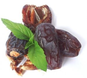 dates with tulsi leaves