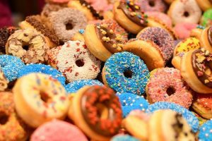 colourful and flavourful donuts