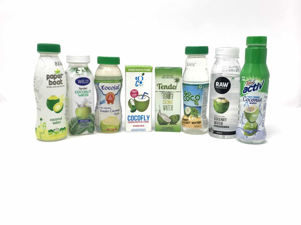 best packaged coconut water brands in india