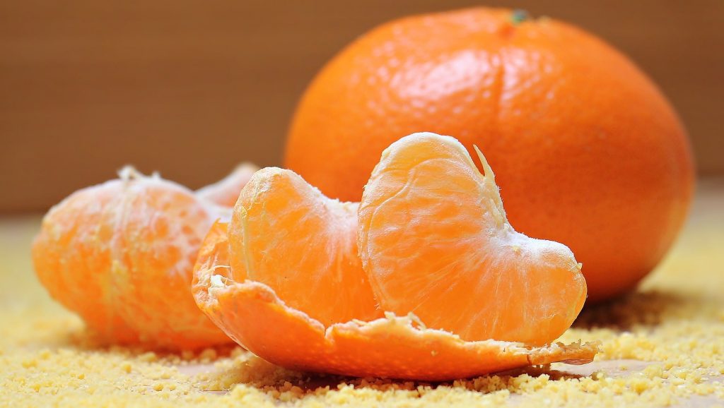 peeled oranges