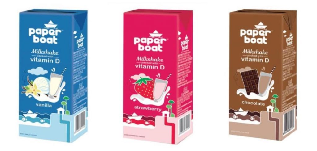 paper boat milkshakes