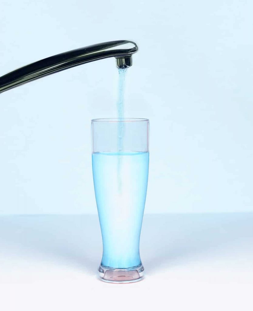 moderate quality water from tap water
