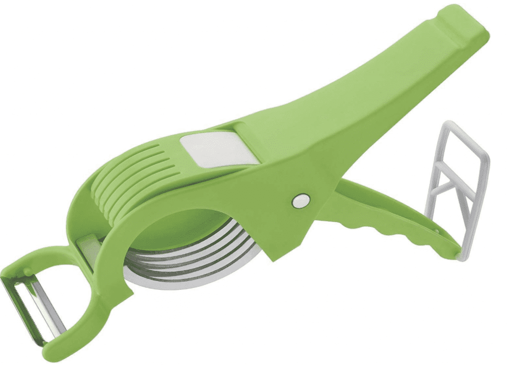 vegetable cutter with peeler