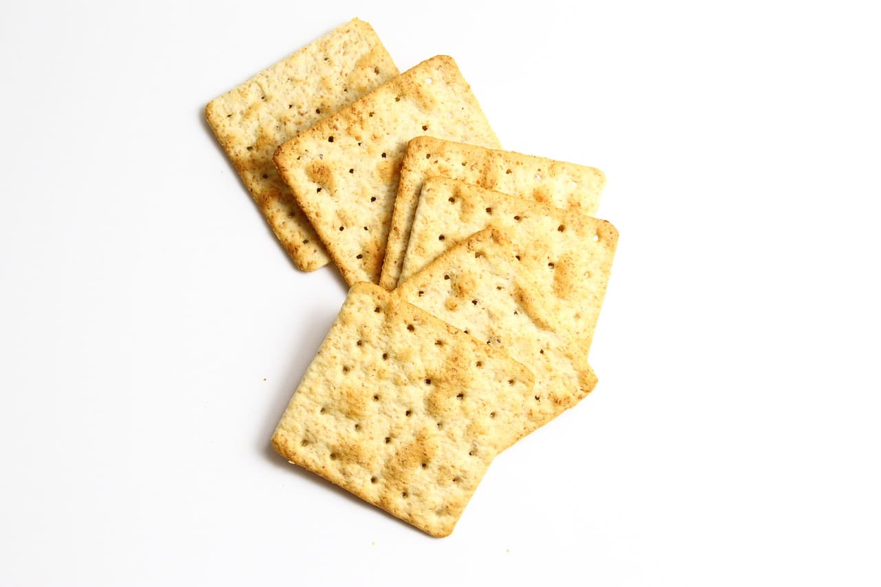crackers biscuits with herbs and spices