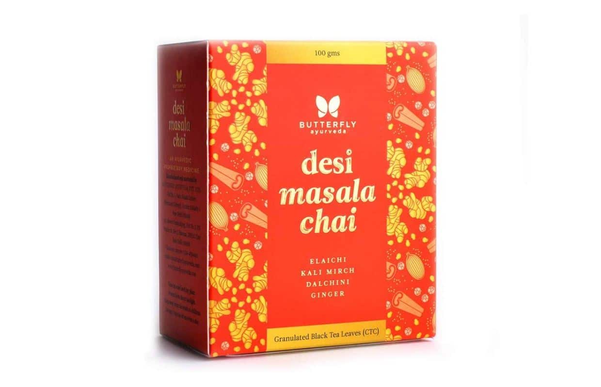 first impressions of butterfly ayurveda's desi masala chai