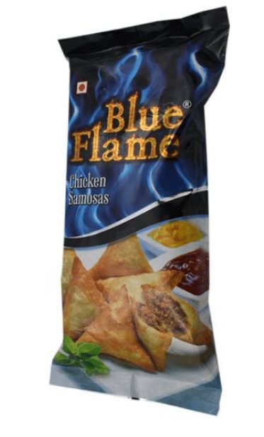 Blue Flame chicken samosa