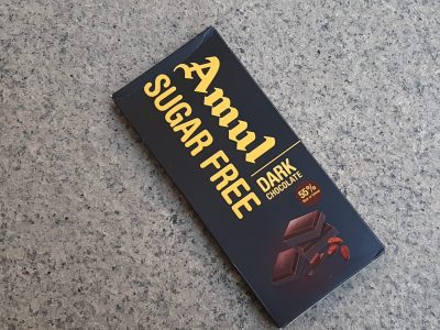amul sugar free dark chocolate