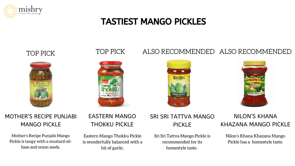 tastiest mango pickle brands