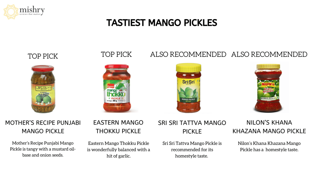 Best Mango Pickle Brands In India Which Is The Tastiest