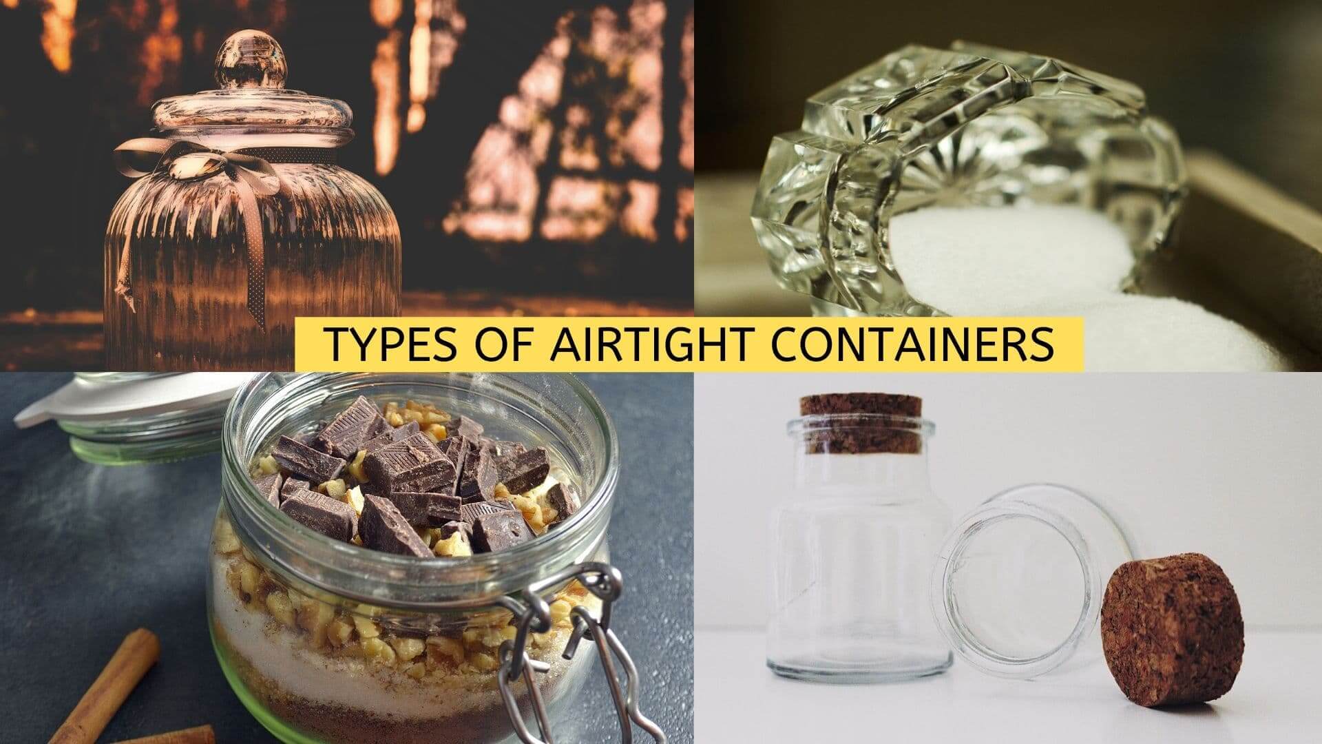 Airtight Glass Storage Jar Containers vs. Other Lid Options