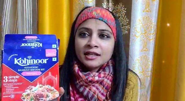 mishry mum nupur agarwal kalra review kohinoor authentic biryani kit