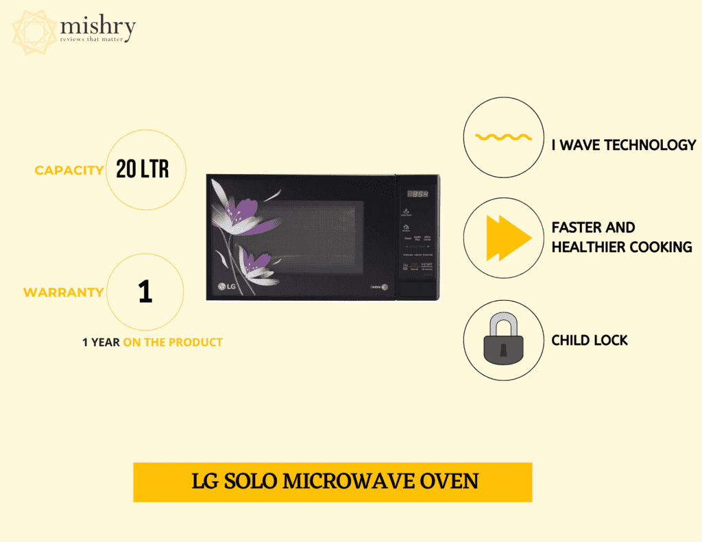 lg’s solo microwave oven features