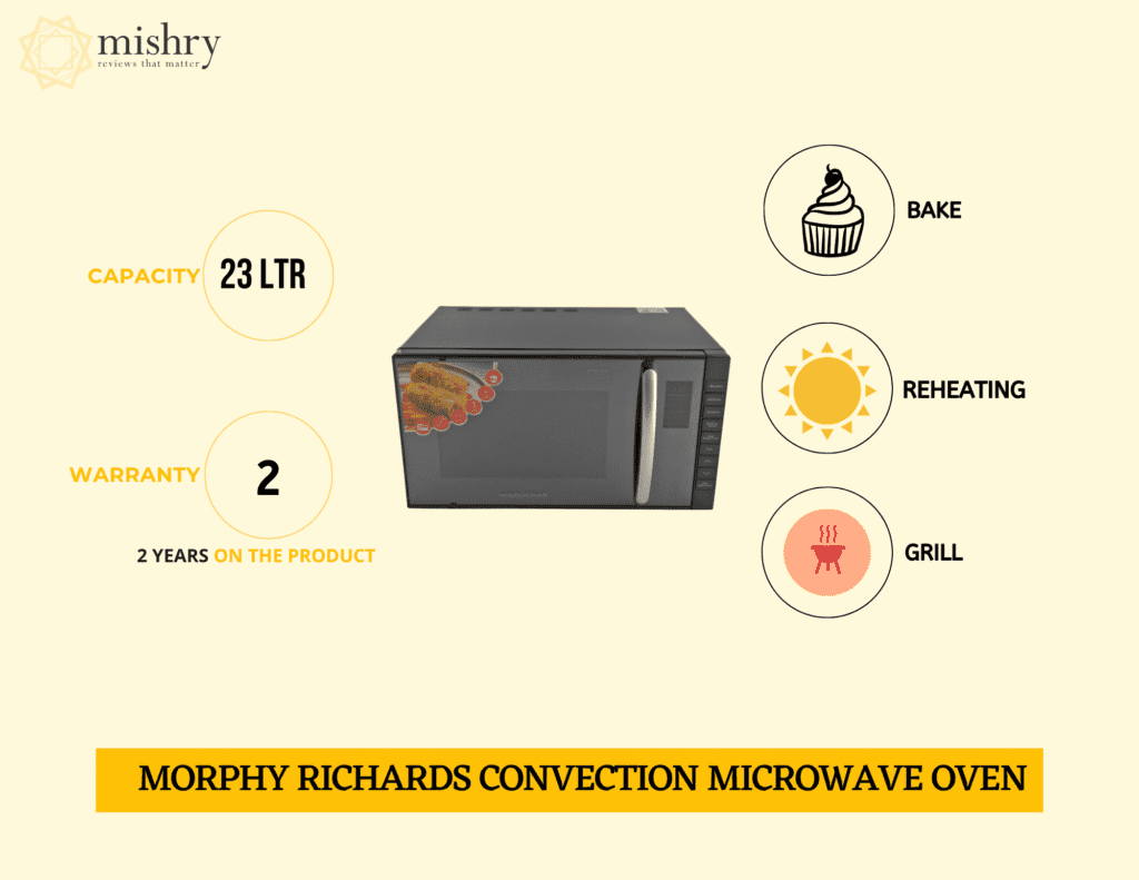 morphy richards convection microwave oven features