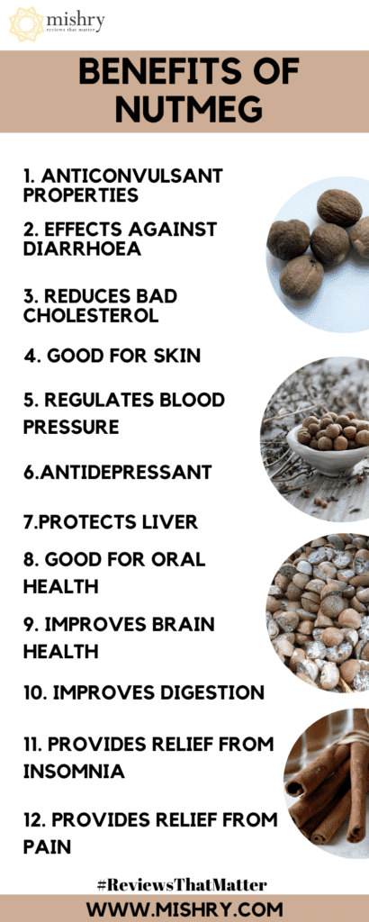 benefits of nutmeg