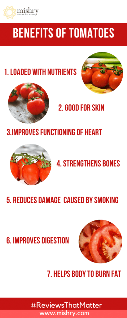 benefits of tomatoes