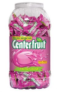 center fruit chewing gum