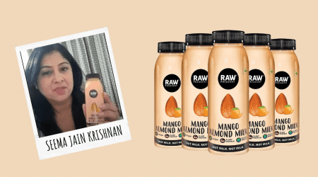 raw presseery mango almond milk review