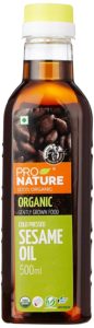 expert nature 100% organic sesame oil