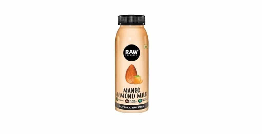 raw pressery mango almond milk product
