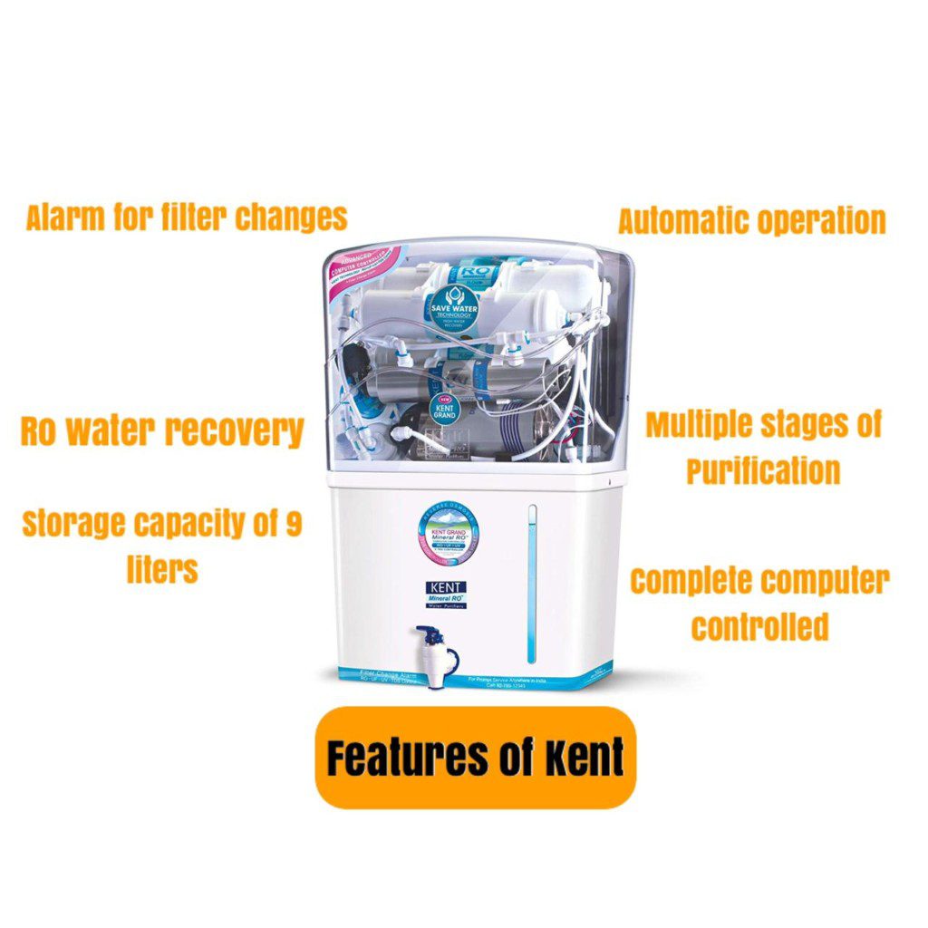 feature of kent water purifier