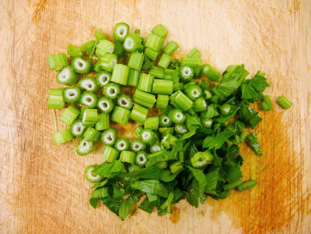 celery chopped in small pieces