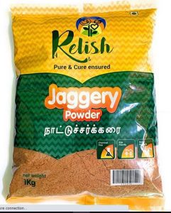relish pure and cure jaggery powder
