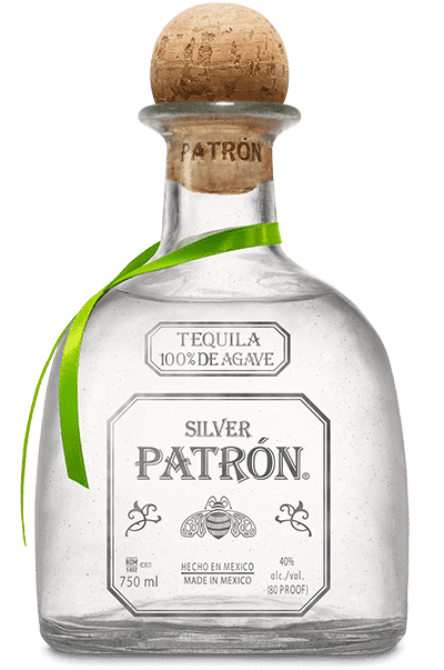 silver patron agave tequila