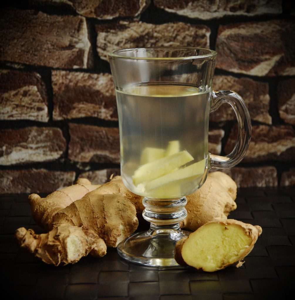 ginger infused green tea