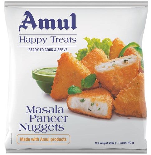 amul happy treats masala paneer nuggets