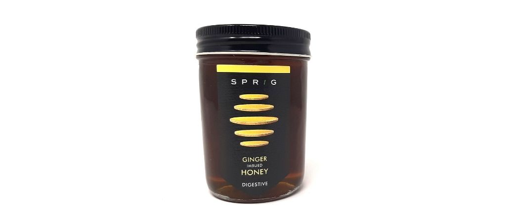 sprig ginger honey