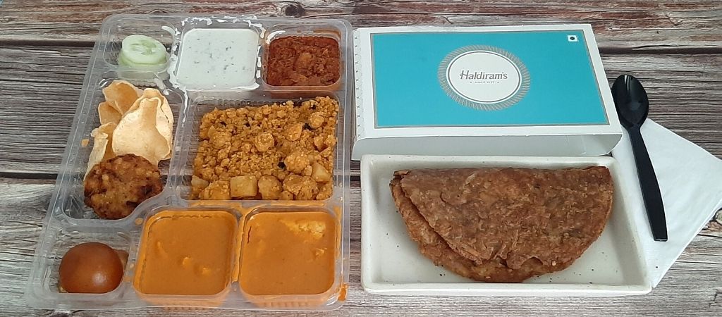 haldiram navratri thali food detailing