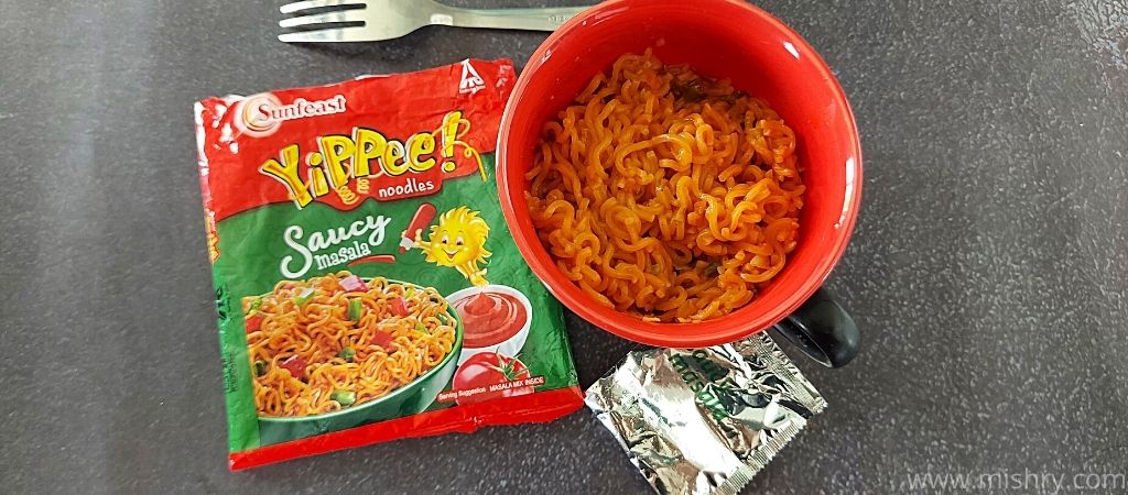 yippee saucy masala noodles ready to eat