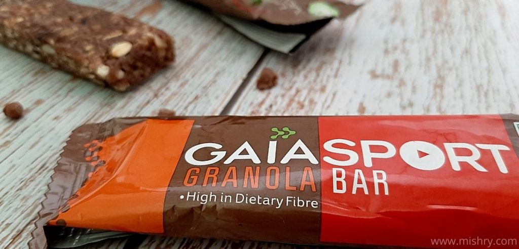 gaia sport granola bars review