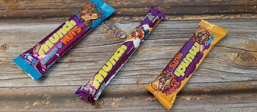 nestle munch flavors we tried