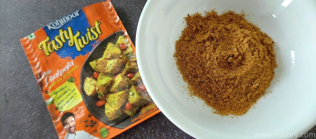 kohinoor tasty twist dilli chatpata contents