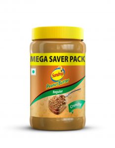 sundrop peanut butter crunchy with 26 gram protein