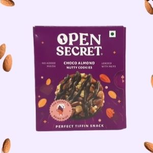 Open secret choco almond nutty cookies
