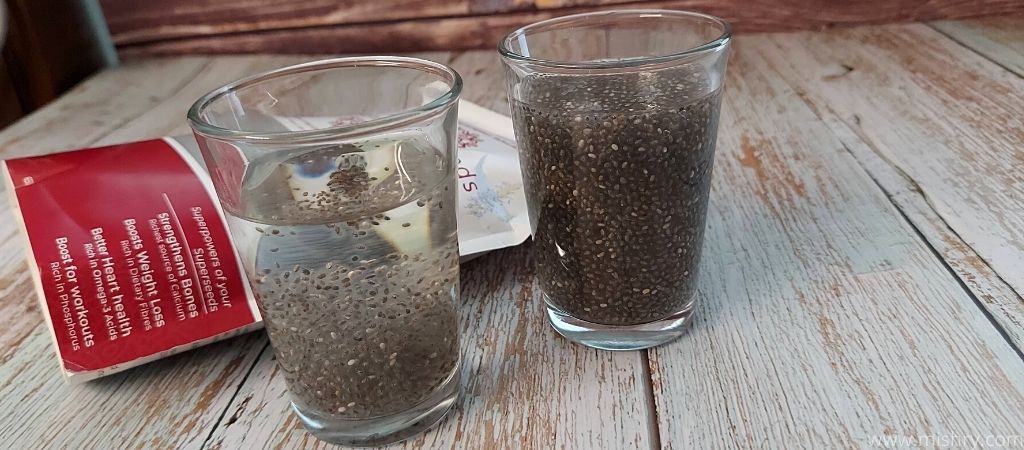 anveshan organic chia seeds review process