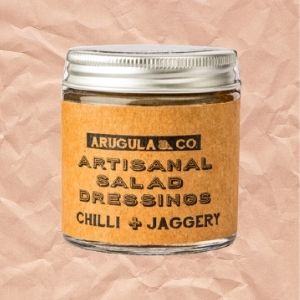 arugula and co salad dressings chilli jaggery