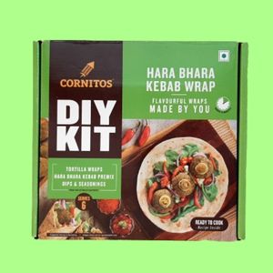 cornitos diy hara bhara kebab wrap