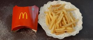 mcdonald’s fries in a plate