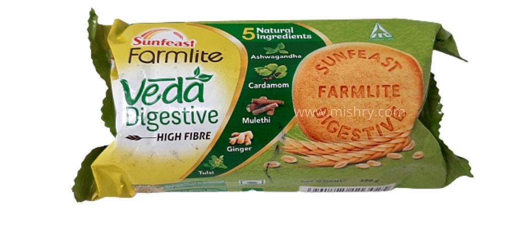 sunfeast farmlite veda digestive biscuit packaging