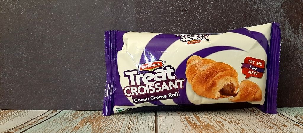 Britannia treat croissant packaging