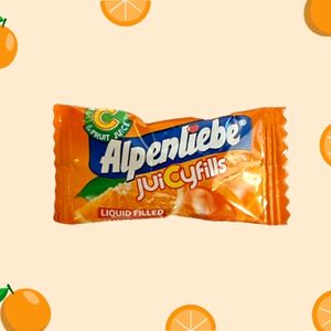 alpenliebe juicyfills orange flavour