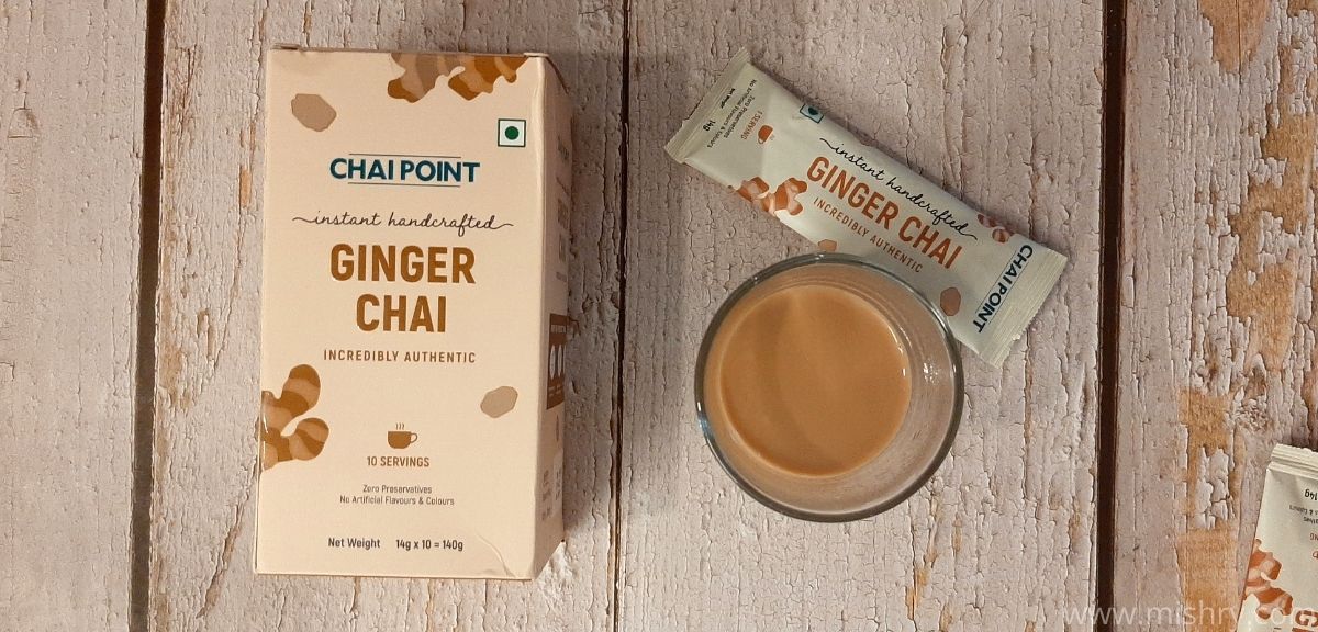 chai point ginger instant chai review