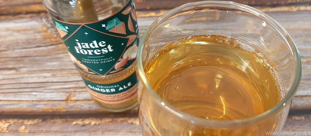 closer look at jade forest original ginger ale