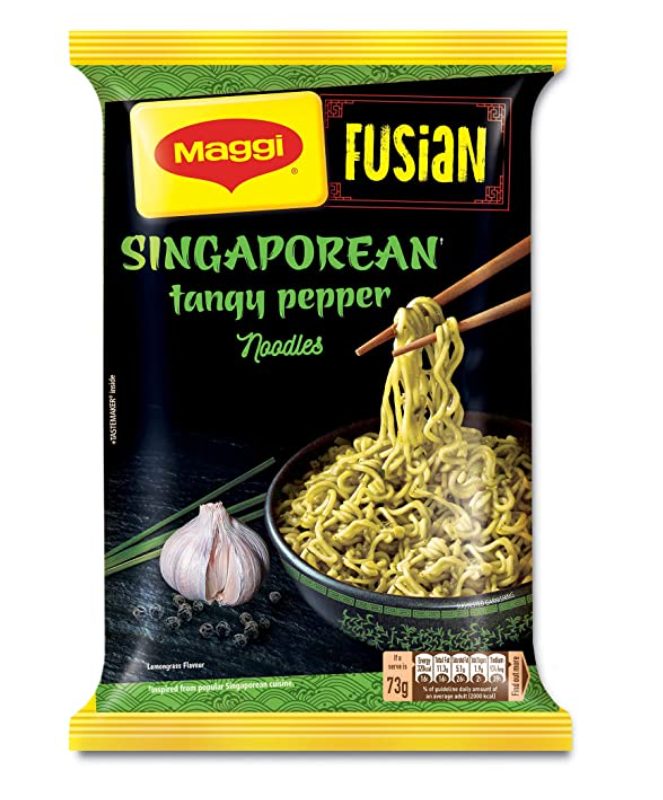 maggi fusian Singaporean tangy pepper noodles