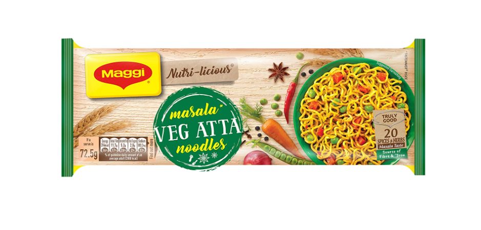 maggi nutri-licious masala veg atta noodles