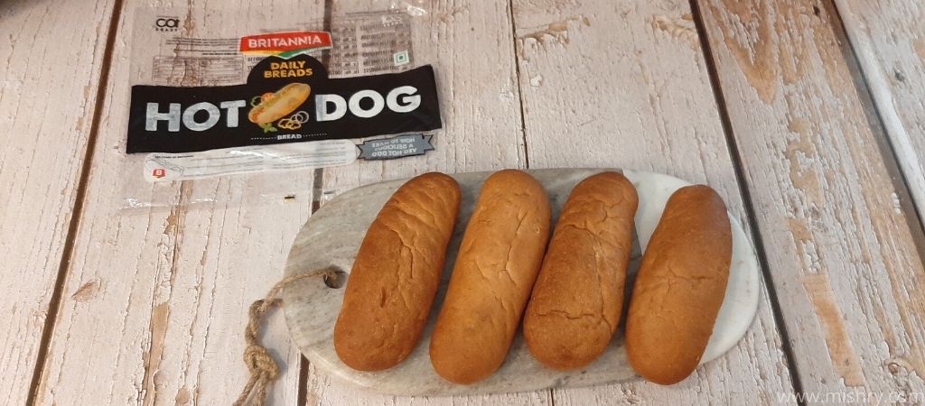 britannia daily breads hot dog review